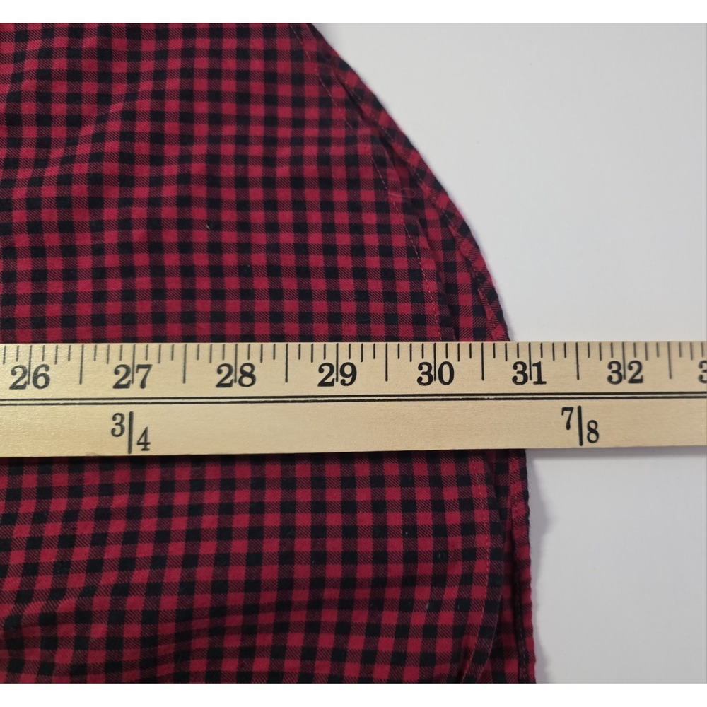 Ralph Lauren Mens Size L Slim‎ Fit Buffalo Plaid Long Sleeve Button Down Shirt - Picture 12 of 12